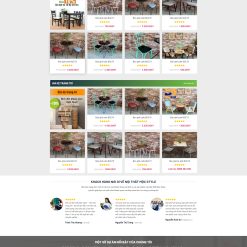 Giao diện website Nội thất