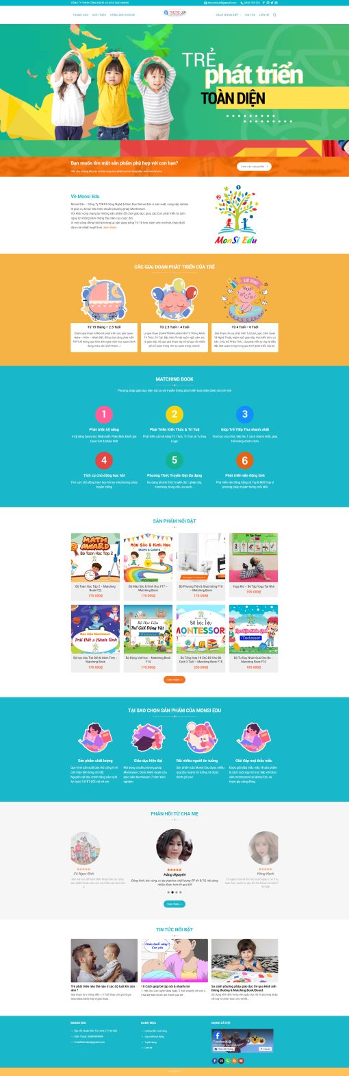 Giao diện website edu