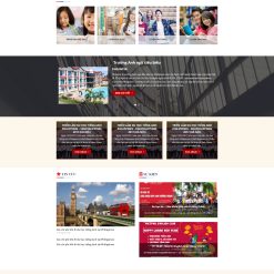 Giao diện website edu