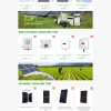 Giao diện website năng lượng mặt trời