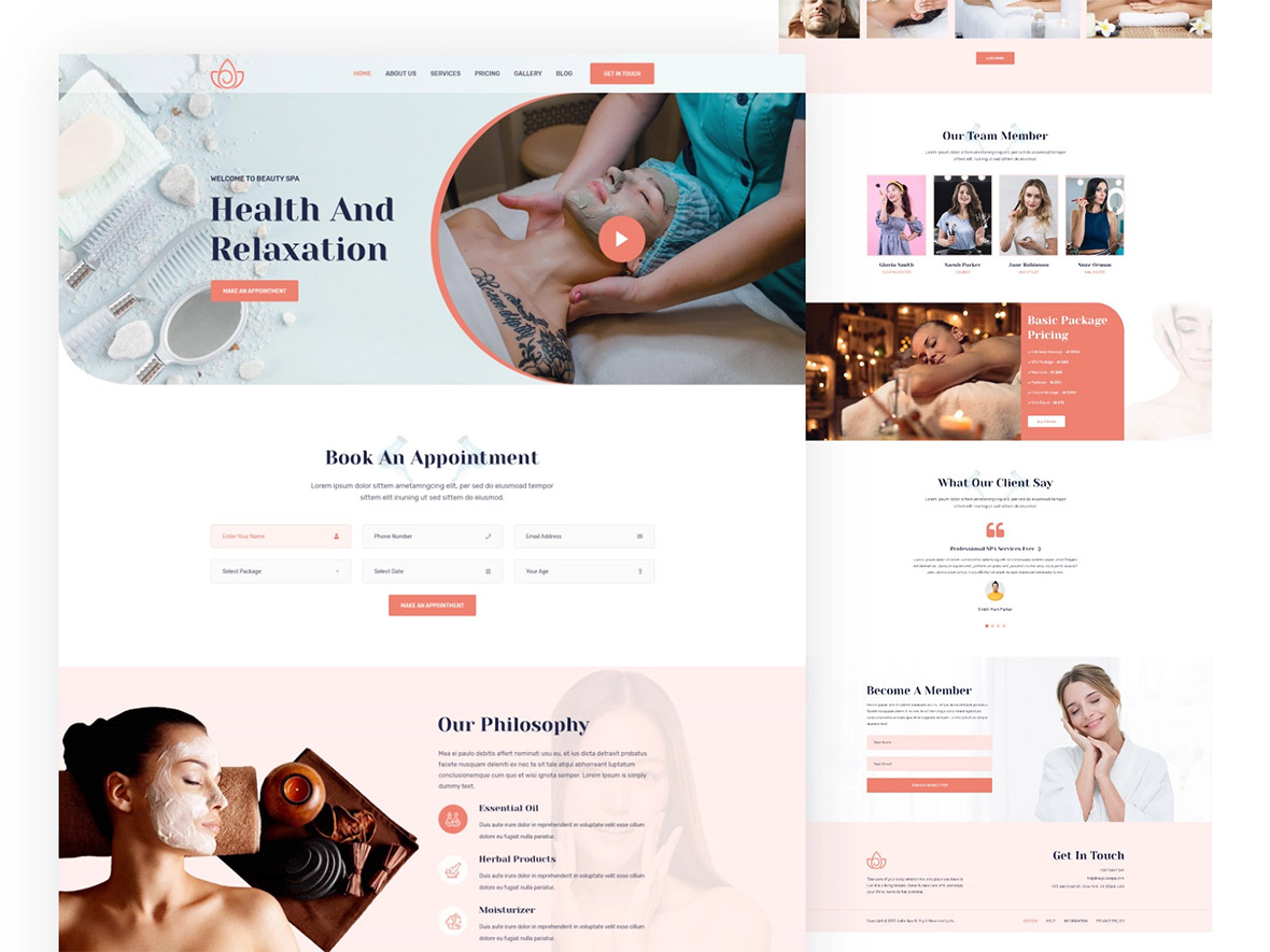 Thiết kế website spa
